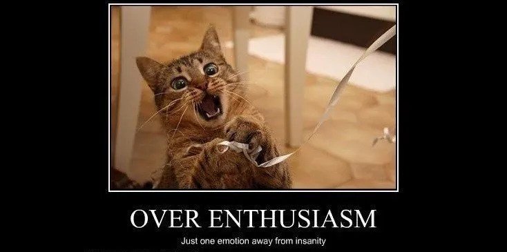 Controlled enthusiasm – Should you?